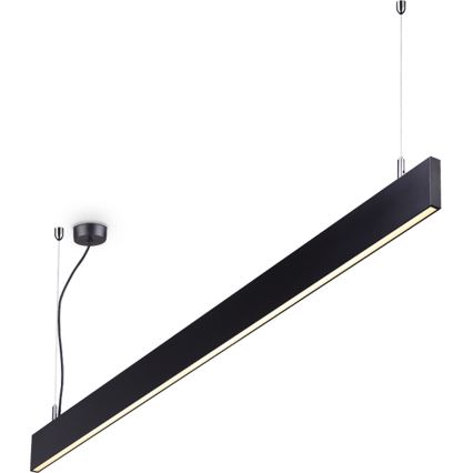 Ideal Lux - pakabinama LED liustra LINUS LED/32W/230V 4000K CRI 90 120 cm juoda