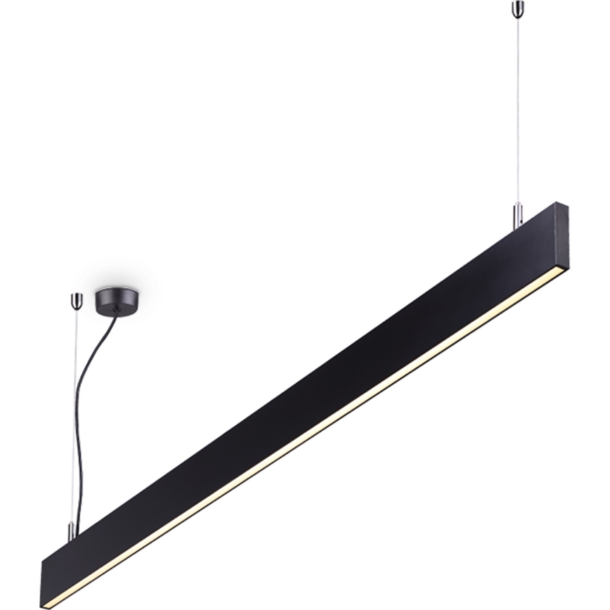 Ideal Lux - pakabinama LED liustra LINUS LED/32W/230V 4000K CRI 90 120 cm juoda