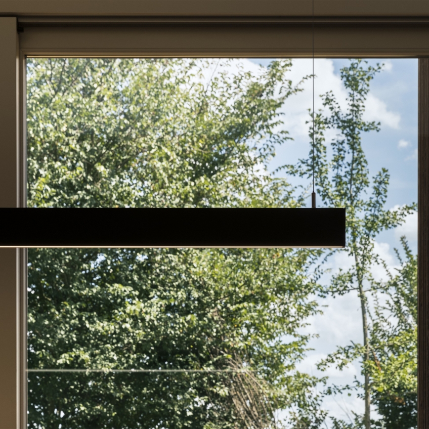 Ideal Lux - pakabinama LED liustra LINUS LED/32W/230V 4000K CRI 90 120 cm juoda