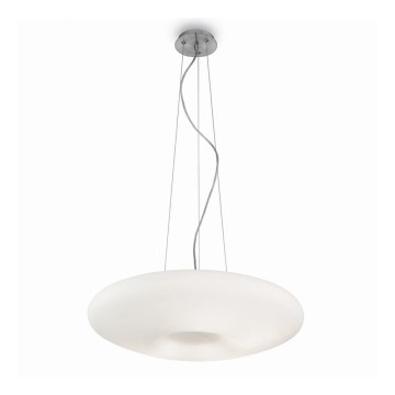 Ideal Lux - Pakabinama liustra ant laido GLORY 5xE27/60W/230V skersmuo 60 cm balta