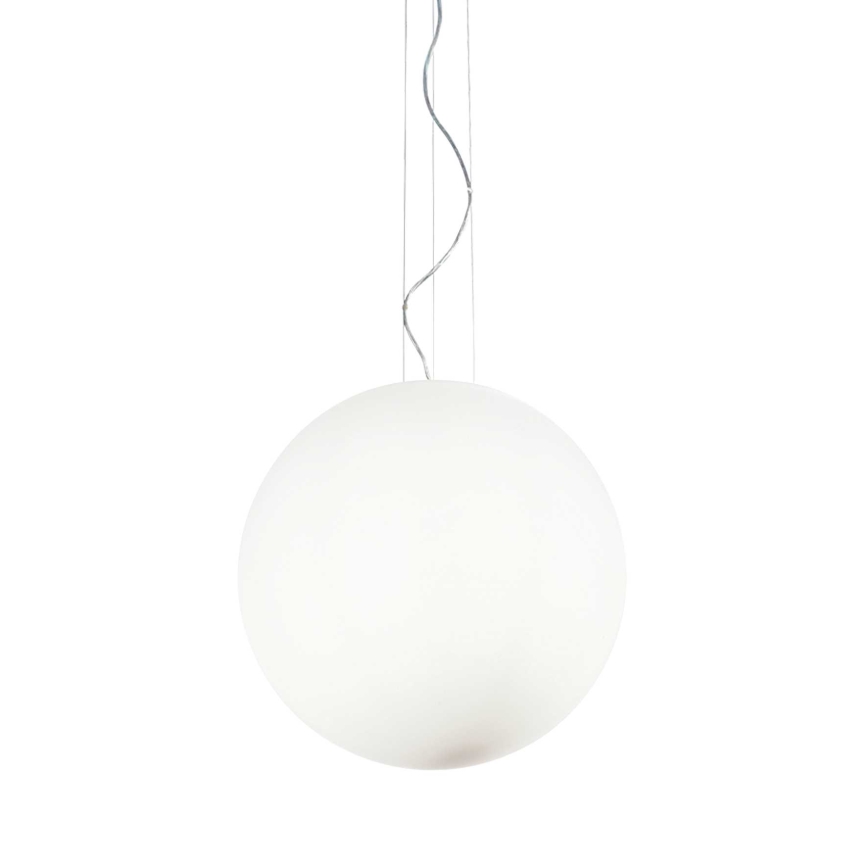 Ideal Lux - pakabinama liustra ant laido MAPA 1xE27/42W/230V, skersmuo 50 cm, balta