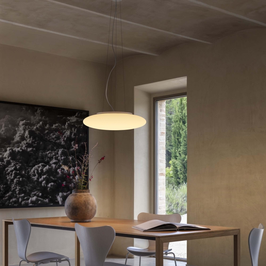 Ideal Lux - Pakabinama liustra ant laido SMARTIES 5xE27/42W/230V skersmuo 60 cm balta