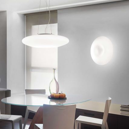 Ideal Lux - Pakabinama liustra GLORY ant troselio, 3xE27/60W/230V, skersmuo 50 cm, balta