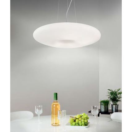 Ideal Lux - Pakabinama liustra GLORY ant troselio, 3xE27/60W/230V, skersmuo 50 cm, balta