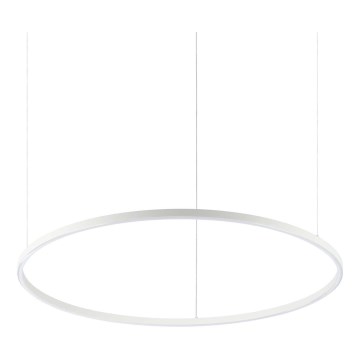 Ideal Lux - pakabinamas LED šviestuvas ant kabelio ORACLE SLIM LED/53W/230V 4000K CRI 90, skersmuo 90 cm, balta