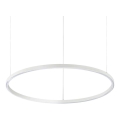 Ideal Lux - pakabinamas LED šviestuvas ant laido ORACLE SLIM LED/37W/230V 2700K CRI 90 skersmuo 70 cm balta