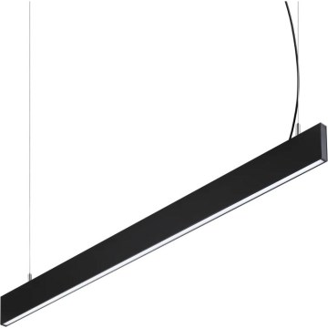 Ideal Lux - pakabinamas LED šviestuvas ant laido STEEL LED/29W/230V 3000K CRI 90 120 cm juodas