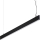Ideal Lux - pakabinamas LED šviestuvas ant laido STEEL LED/29W/230V 3000K CRI 90 120 cm juodas