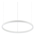 Ideal Lux - pakabinamas LED šviestuvas ant plono laido ORACLE SLIM, LED 29W, 230V, 4000K, CRI 90, skersmuo 50 cm, balta