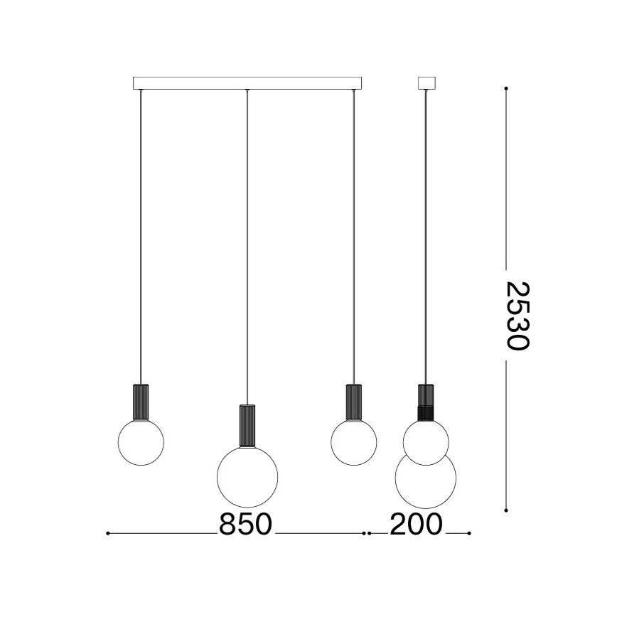 Ideal Lux - pakabinamas LED šviestuvas ant troselio ODEON LED/20W/230V CRI 90 smėlinė/balta