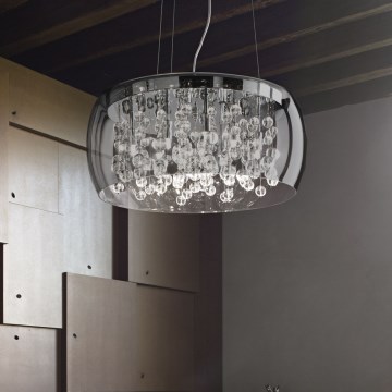 Ideal Lux - Pakabinamas sietynas AUDI 5xG9/40W/230V dūminis