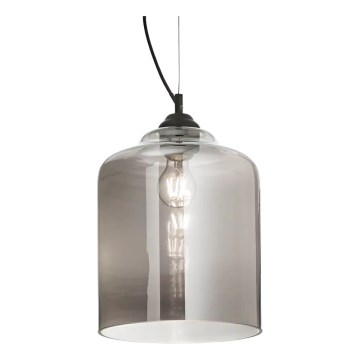 Ideal Lux - Pakabinamas sietynas BISTRO 1xE27/60W/230V diametras 24 cm dūminis
