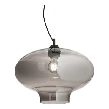 Ideal Lux - Pakabinamas sietynas BISTRO 1xE27/60W/230V diametras 40 cm dūminis