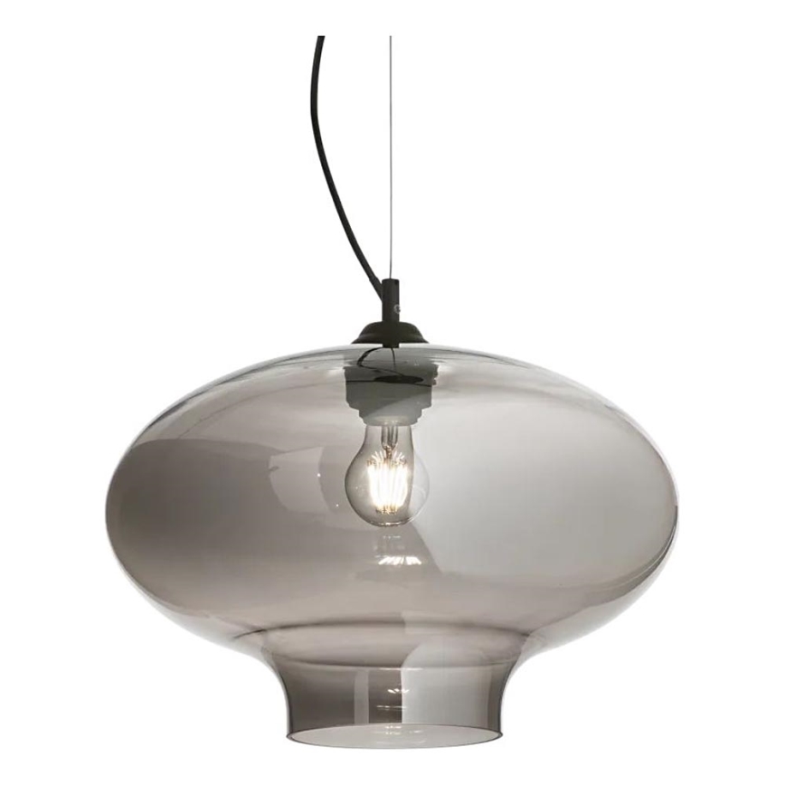 Ideal Lux - Pakabinamas sietynas BISTRO 1xE27/60W/230V diametras 40 cm dūminis