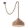 Ideal Lux - Pakabinamas sietynas CANAPA 1xE27/15W/230V diametras 41 cm ruda