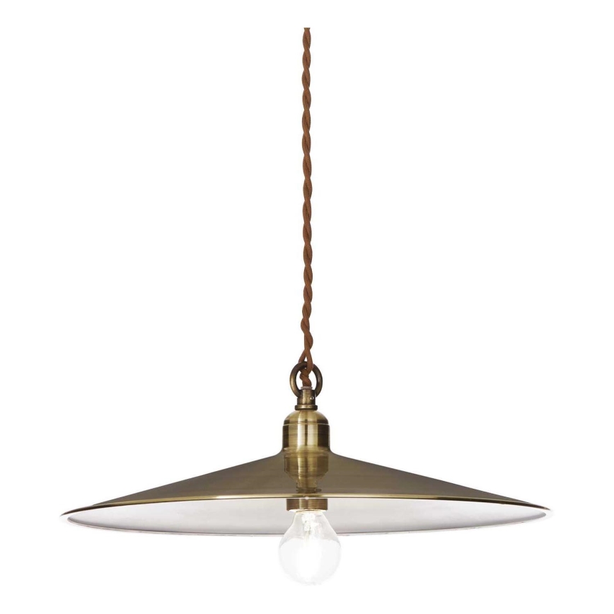 Ideal Lux - Pakabinamas sietynas CANTINA 1xE27/42W/230V diametras 35 cm bronza