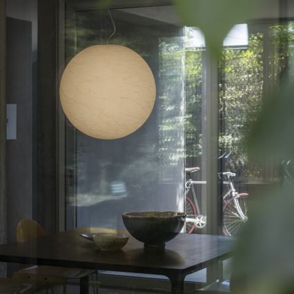 Ideal Lux - Pakabinamas sietynas CARTA 1xE27/25W/230V diametras 30 cm balta