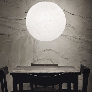 Ideal Lux - Pakabinamas sietynas CARTA 1xE27/25W/230V diametras 50 cm balta