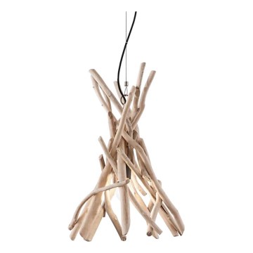 Ideal Lux - Pakabinamas sietynas DRIFTWOOD 1xE27/60W/230V gvajavos