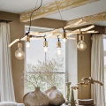 Ideal Lux - Pakabinamas sietynas DRIFTWOOD 6xE27/60W/230V gvajavos