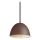 Ideal Lux - Pakabinamas sietynas FOLK 1xE27/60W/230V diametras 18 cm ruda