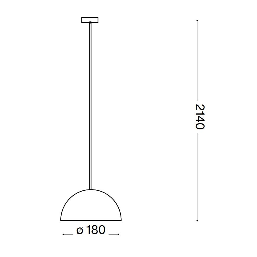 Ideal Lux - Pakabinamas sietynas FOLK 1xE27/60W/230V diametras 18 cm ruda