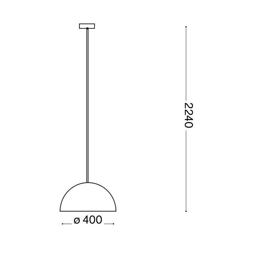 Ideal Lux - Pakabinamas sietynas FOLK 1xE27/60W/230V diametras 40 cm ruda