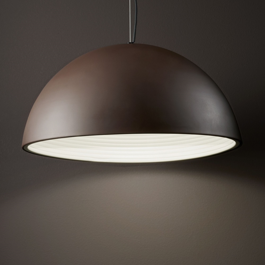 Ideal Lux - Pakabinamas sietynas FOLK 1xE27/60W/230V diametras 50 cm ruda