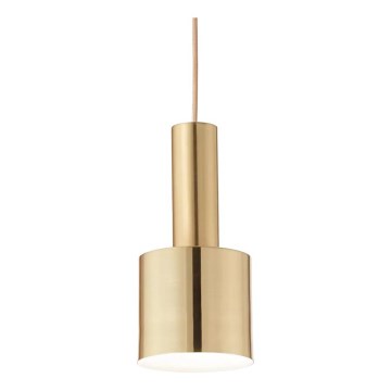 Ideal Lux - Pakabinamas sietynas HOLLY 1xE27/60W/230V diametras 12 cm žalvaris