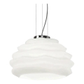 Ideal Lux - Pakabinamas sietynas KARMA 1xE27/60W/230V diametras 39 cm balta