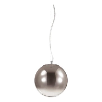 Ideal Lux - Pakabinamas sietynas MAPA 1xE27/42W/230V diametras 20 cm pilka/dūminis