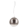 Ideal Lux - Pakabinamas sietynas MAPA 1xE27/42W/230V diametras 20 cm pilka/dūminis