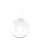 Ideal Lux - Pakabinamas sietynas MAPA 1xE27/42W/230V diametras 30 cm permatoma