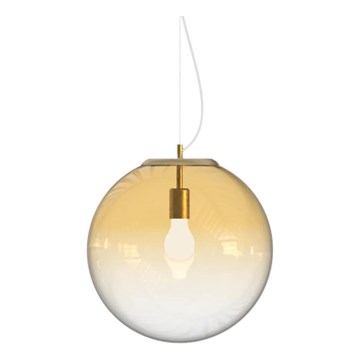 Ideal Lux - Pakabinamas sietynas MAPA 1xE27/42W/230V diametras 40 cm auksas/dūminis