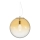 Ideal Lux - Pakabinamas sietynas MAPA 1xE27/42W/230V diametras 40 cm auksas/dūminis