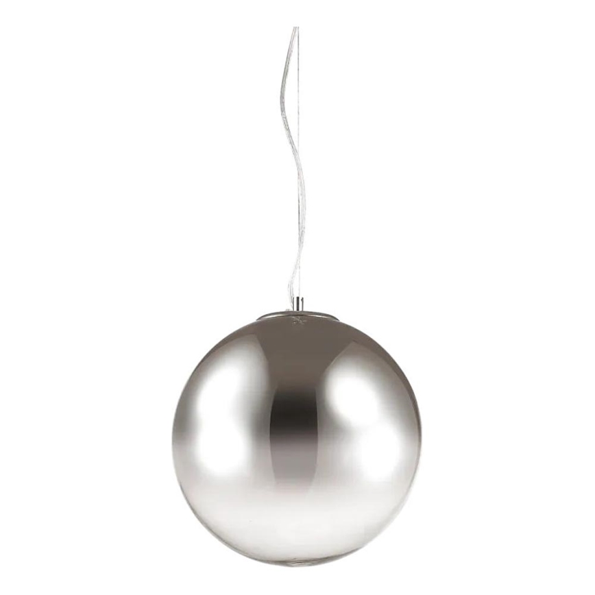 Ideal Lux - Pakabinamas sietynas MAPA 1xE27/42W/230V diametras 40 cm pilka/dūminis