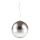 Ideal Lux - Pakabinamas sietynas MAPA 1xE27/42W/230V diametras 40 cm pilka/dūminis