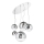 Ideal Lux - Pakabinamas sietynas MAPA FADE 5xE27/60W/230V blizgus chromas