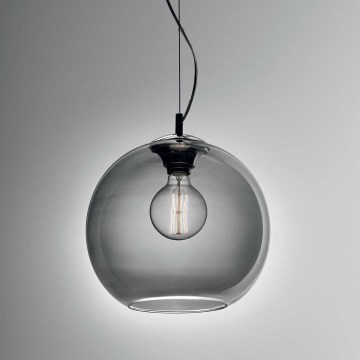 Ideal Lux - Pakabinamas sietynas NEMO 1xE27/42W/230V diametras 30 cm dūminis
