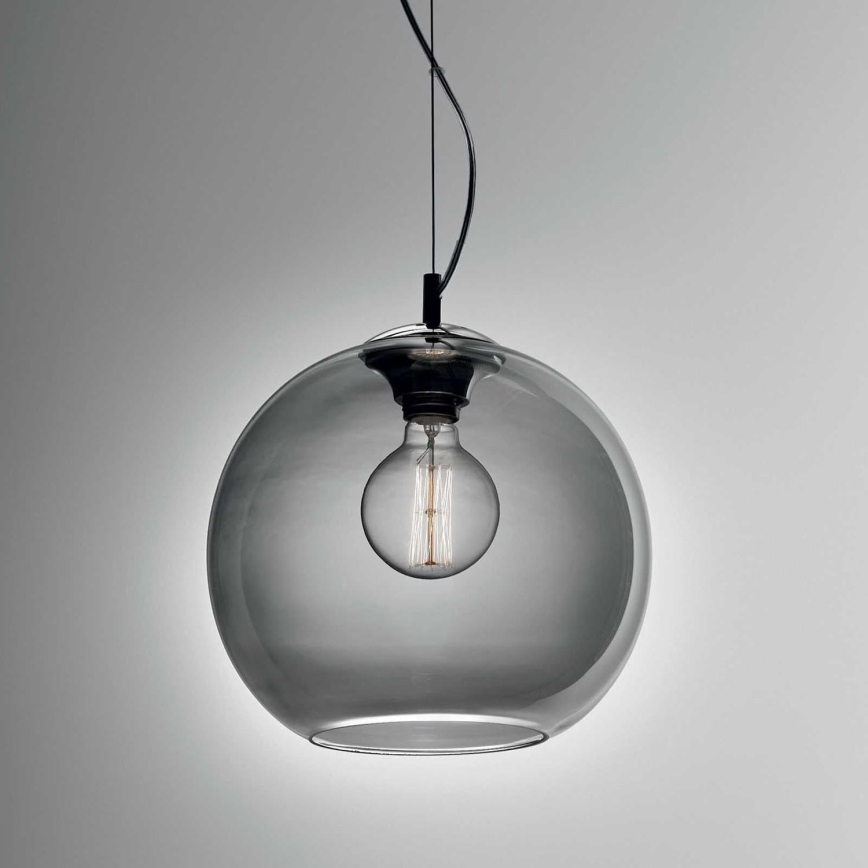 Ideal Lux - Pakabinamas sietynas NEMO 1xE27/42W/230V diametras 30 cm dūminis