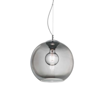 Ideal Lux - Pakabinamas sietynas NEMO 1xE27/42W/230V diametras 30 cm dūminis