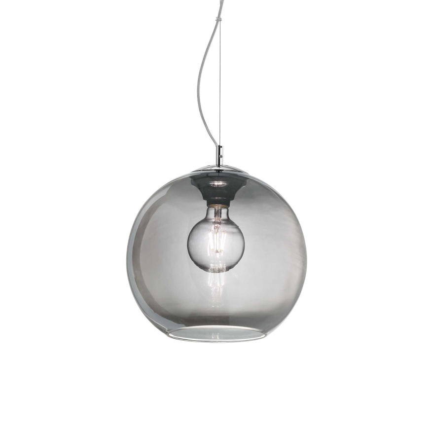 Ideal Lux - Pakabinamas sietynas NEMO 1xE27/42W/230V diametras 30 cm dūminis