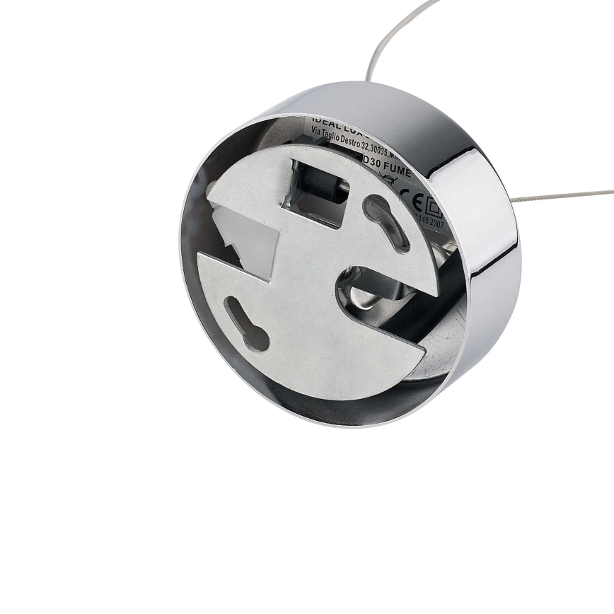 Ideal Lux - Pakabinamas sietynas NEMO 1xE27/42W/230V diametras 30 cm dūminis