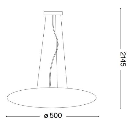 Ideal Lux - Pakabinamas sietynas SMARTIES 3xE27/42W/230V 50 cm