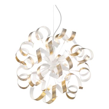 Ideal Lux - Pakabinamas sietynas VORTEX 6xE14/40W/230V diametras 53 cm auksas/patina