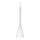 Ideal Lux - Pakabinamas šviestuvas ant laido FLUT 1xE14/40W/230V, skersmuo 10,5 cm, baltas