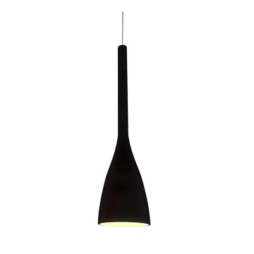 Ideal Lux - Pakabinamas šviestuvas ant laido FLUT 1xE27/60W/230V skersm. 14,5 cm juodas