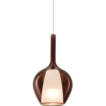 Ideal Lux - pakabinamas šviestuvas ant laido KALIQUE 1xE27/42W/230V, skersmuo 18 cm, dūminė vario spalva