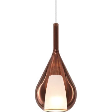 Ideal Lux - Pakabinamas šviestuvas ant laido KALIQUE 1xE27/42W/230V skersmuo 18 cm dūminė vario spalva
