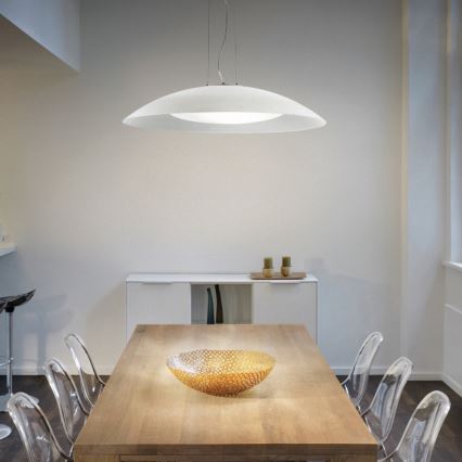 Ideal Lux - pakabinamas šviestuvas ant laido LENA, 3xE27/60W/230V, skers. 64 cm, balta